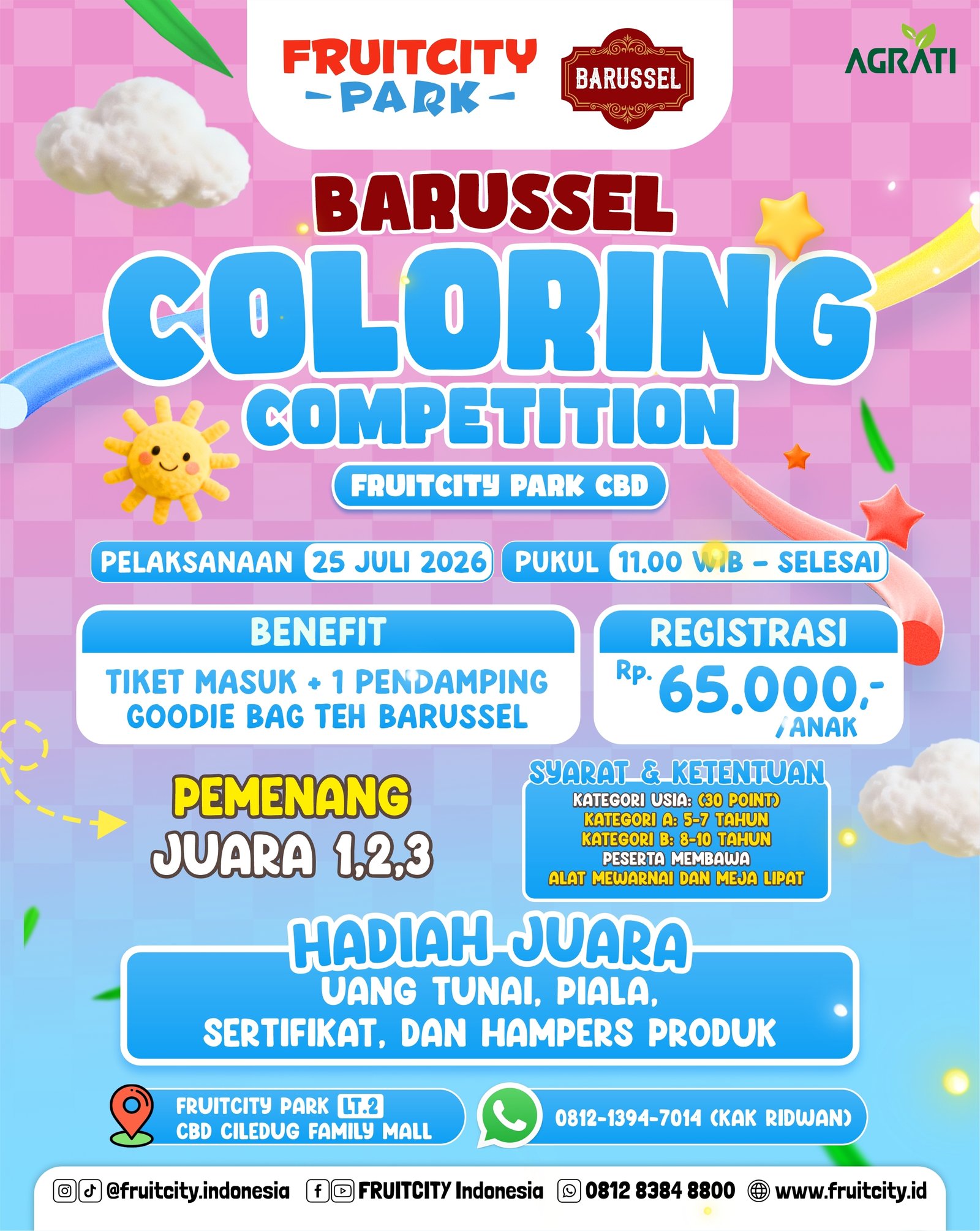 Barussel Coloring Competition — FRUITCITY Park CBD