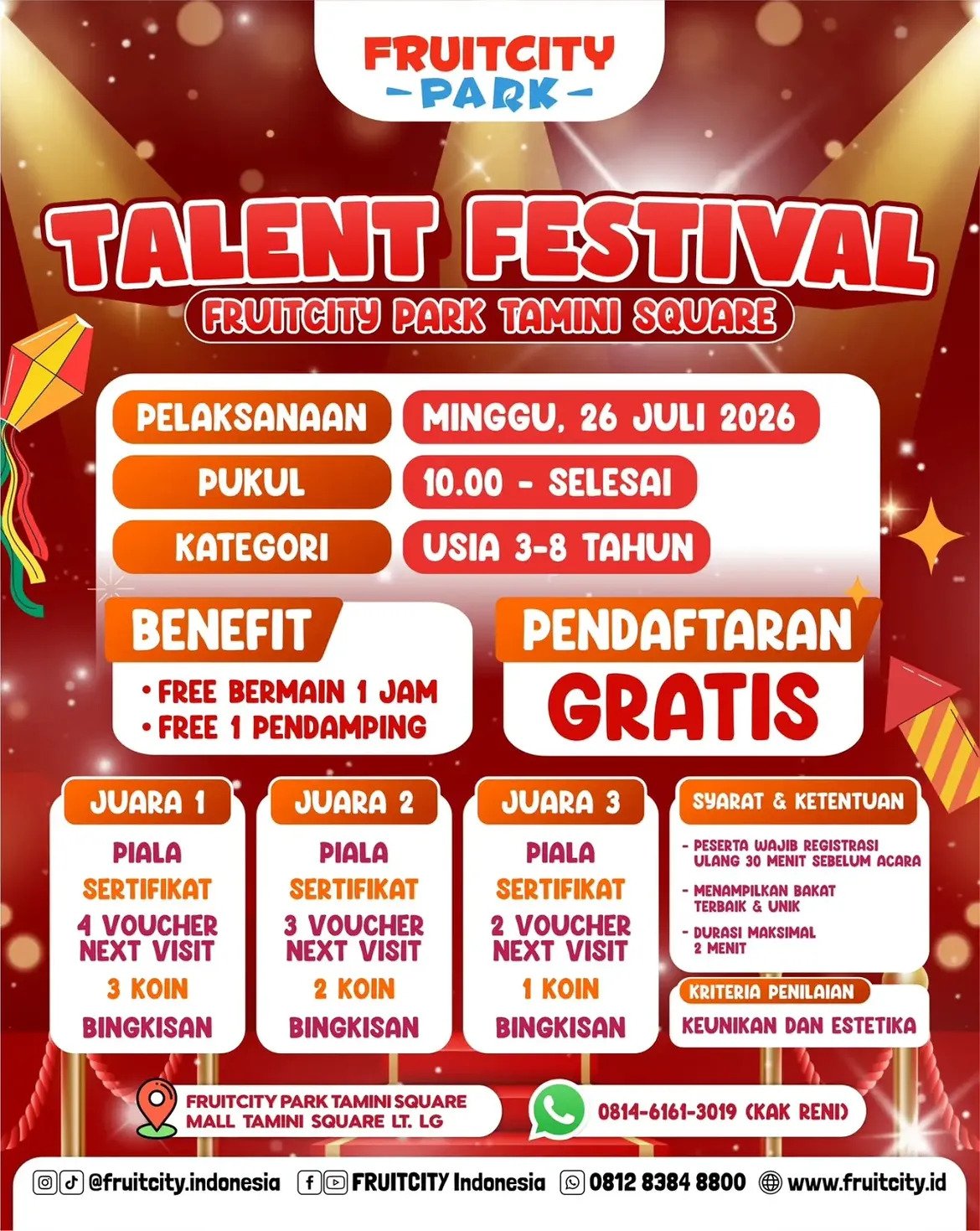 Talent Festival — FRUITCITY PARK Tamini Square